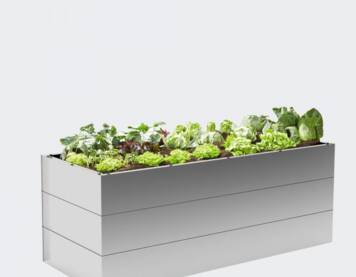 1 x Hochbeet aus Aluminiumverbund